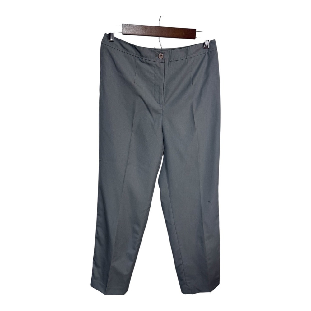 Talbots Gray Wool‎ Silk Blend Stretch Dress Pants Women's Size 4 Work Trousers
